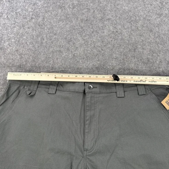 Duluth Trading Pants Mens 46x30 Gray DuluthFlex Fire Hose Carpenter Relaxed Fit - Picture 10 of 16